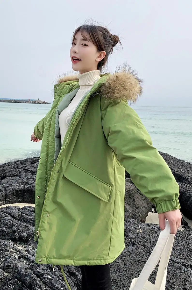 2019 женские зимние куртки пуховое хлопковое пальто с капюшоном размера плюс парки