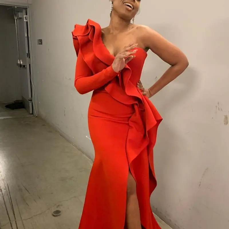 Элегантное вечернее сексуальное винтажное женское длинное платье в африканском