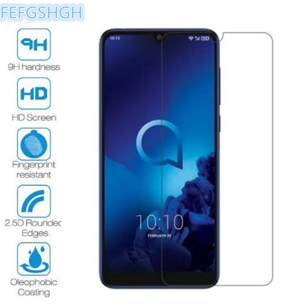Закаленное стекло для Alcatel 3L (2019) 5039D 2 шт. Взрывозащищенная Защита экрана 3 2019