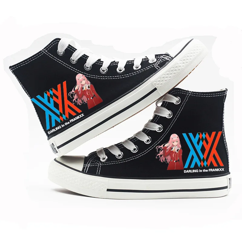 

Canvas Shoes DARLING in the FRANXX Casual Sneakers Student High Top Sports Shoes Boy Girl Woman Man Shoes