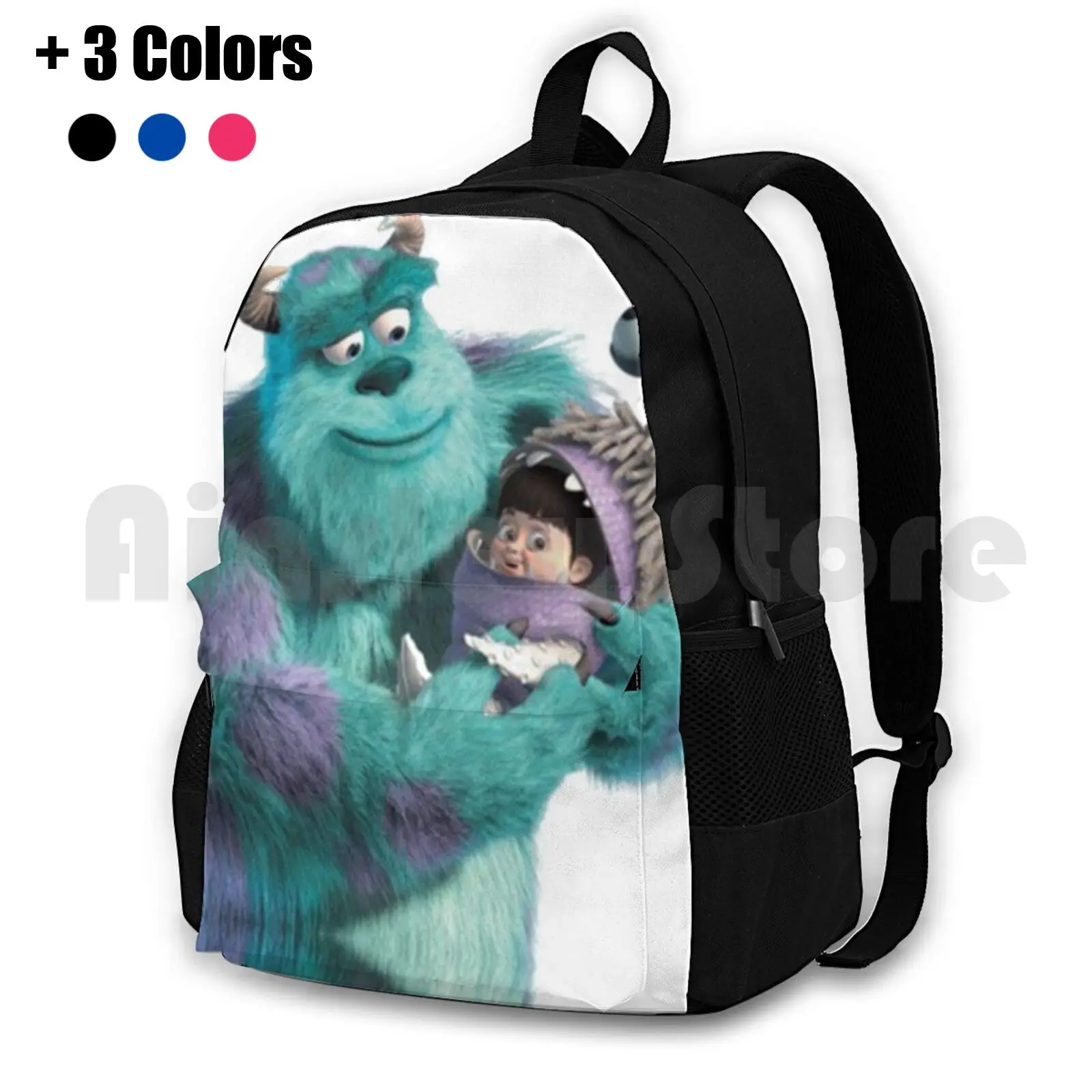 

Sully And Boo Outdoor Hiking Backpack Riding Climbing Sports Bag Sully And Boo Monsters Cute Adorable Movie Movies Love Best