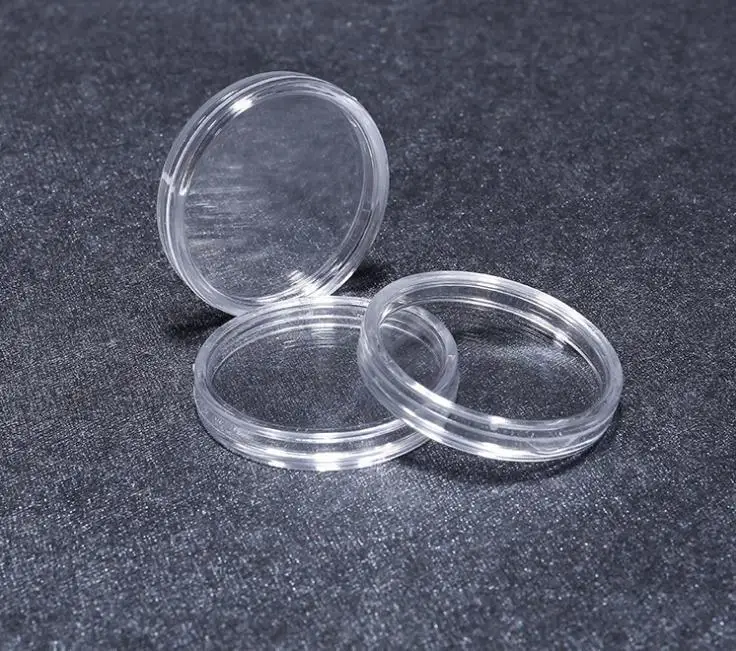 

1000 шт 40 мм прозрачные капсулы для монет шапки прозрачный Coincapsules для монеты США президентский сакагавея доллар оптовая продажа