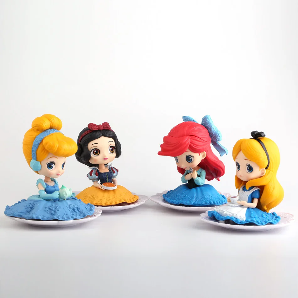 Dsiney мультяшная принцесса Золушка Алиса Ариэль Белоснежка фигурка модели игрушки