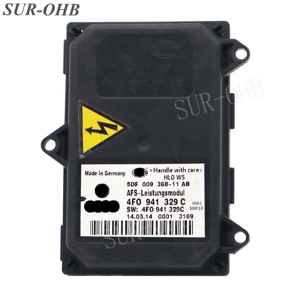 Оригинальный 5DF009368-11AB HID AFS геймпад H04 OEM 4F0941329C фара S0010 блок управления для Plus