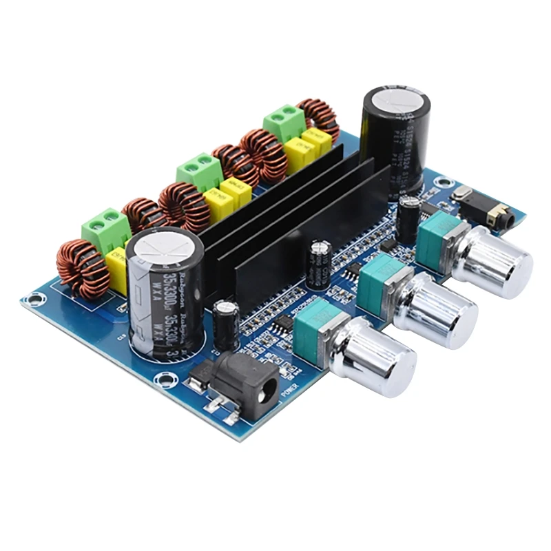 

TPA3116D2 Bluetooth 5.0 Digital Power Amplifier Board 2.1 Channel 2X50W+100W Stereo Class D Bass Subwoofer Amplifier