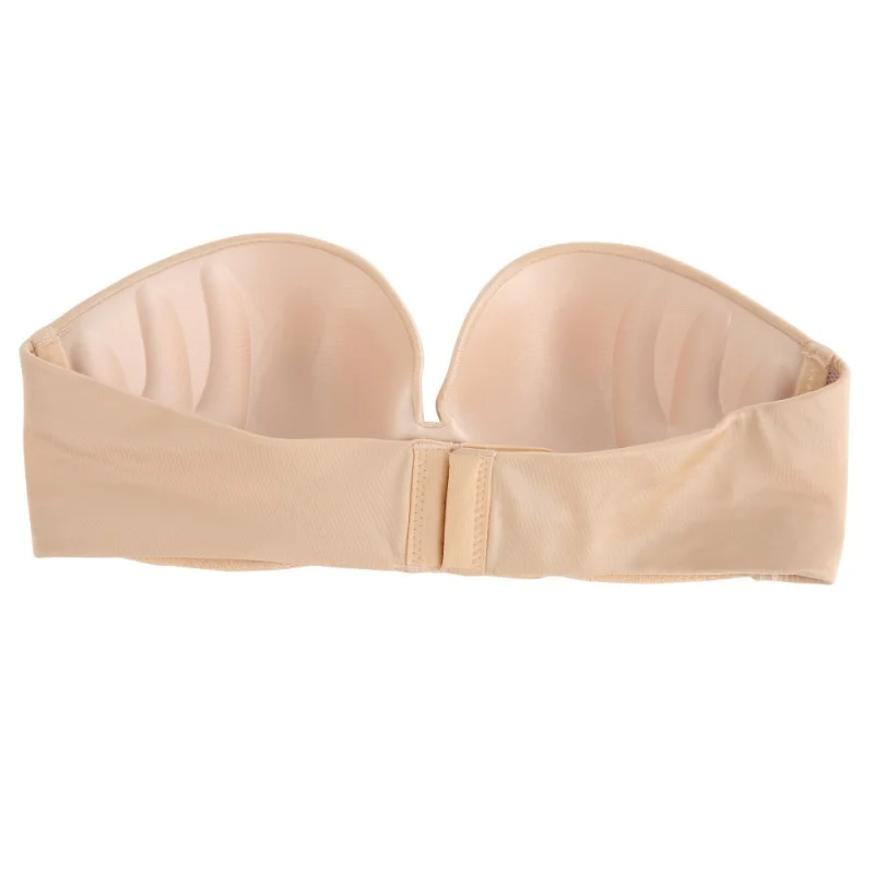 

Sexy Women Lingerie Bra Push Up Strapless Underwear Bra Invisible Brassiere 2 Colors