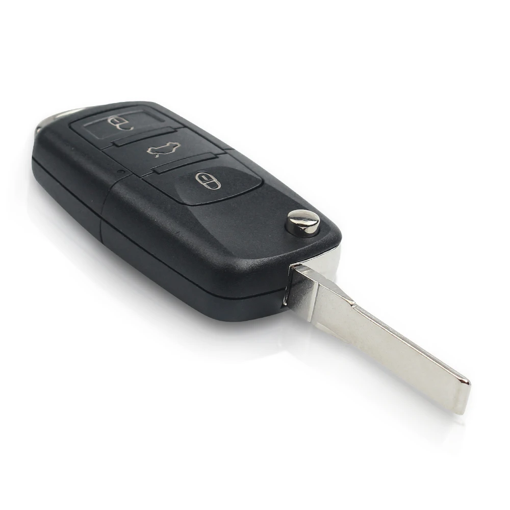 Автомобильный складной ключ-флип Dandkey 1J0959753AH/DA 433MHZ ID48 для VW Passat Bora Polo Golf Beetle Skoda Seat