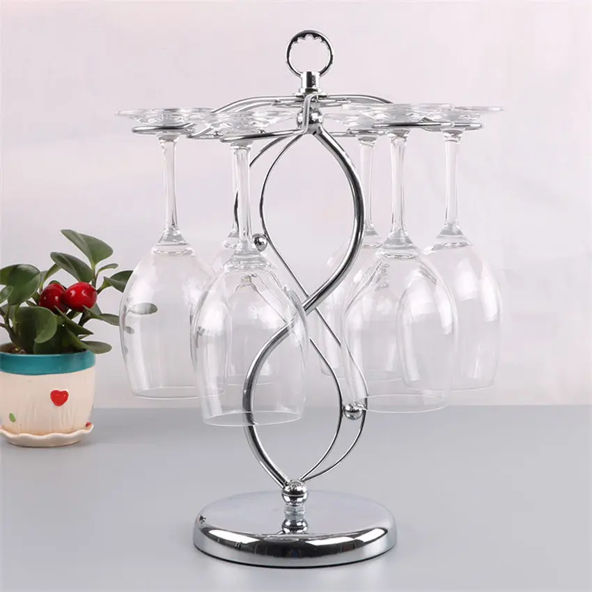 8 слов винный Стеклянный Стеллаж кухонный бар подвешиваемый держатель для чашки