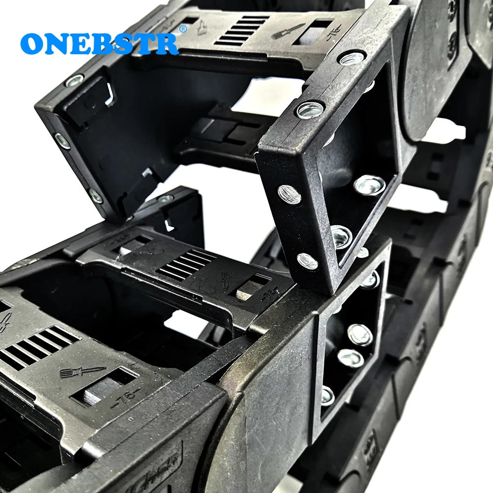 1 Meter 35x60mm Bridge Type Cable Chain Wire Carrier Drag Plastic Towline For CNC Engraving Machine Transmission Large Equipment |