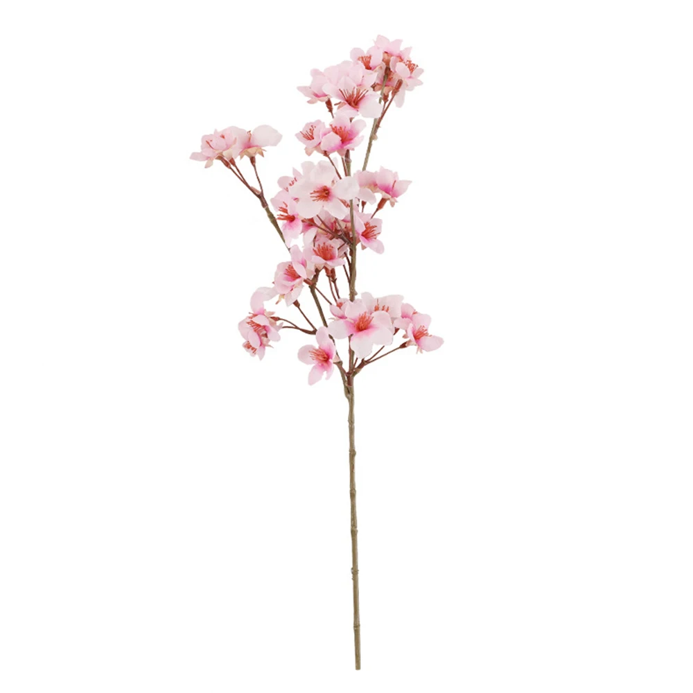 

Artificial Flower Vase Decoration Silk Peach Blossom for Home Wedding Decoration Bride Holding Flowers Photo Props Christmas
