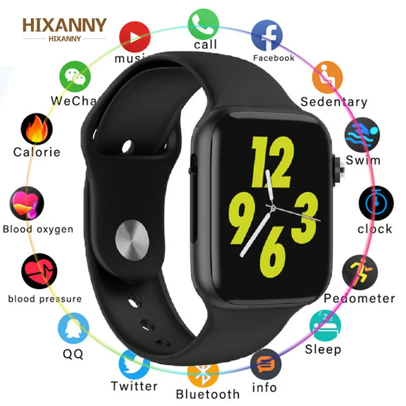 Умные часы с Bluetooth умные ЭКГ пульсометром Часы Smartwatch Iwo 8 Lite для мужчин и женщин