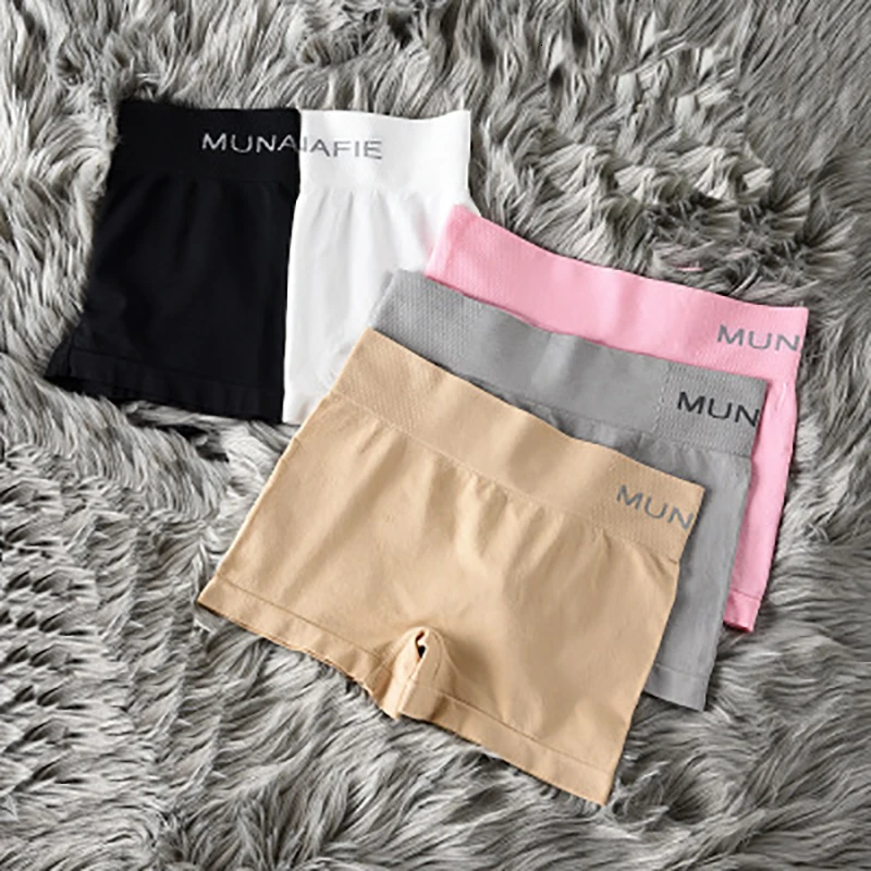 Эластичные безопасные короткие брюки для женщин бесшовные колготки женские