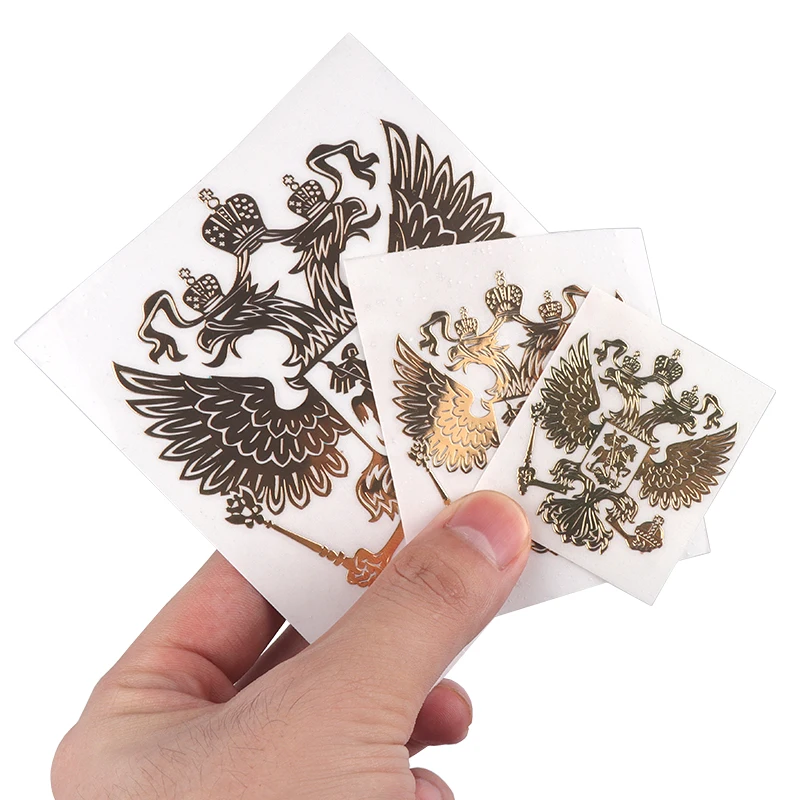 

1/2PCS Coat of Arms of Russia Nickel Metal Auto Sticker Decals Russian Federation Eagle Emblem for Car Styling Decor Accessories