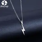 Подвеска с молнией, цепочка из нержавеющей стали 304, ожерелье для женщин и мужчин, украшение для вечеринки, ювелирные изделия в подарок