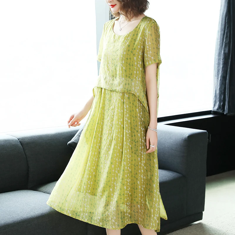 Летнее платье женское пляжное вечернее с цветочным принтом Длинные платья