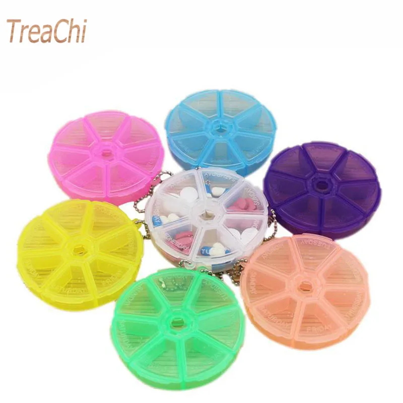 7 дней Еженедельные таблетки капсулы медицинский препарат держатель коробки