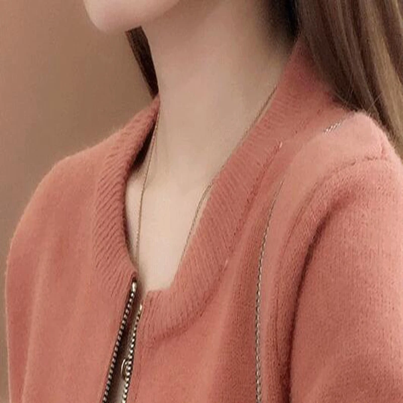 2019 одежда на осень рукав вязать кардиган вышивкой в виде листка лотоса свободные