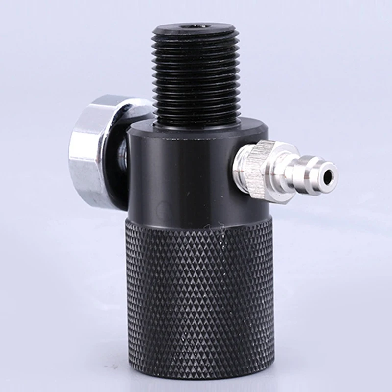 Переходник для заправки бака с наружной резьбой 8 мм алюминиевый 40 МПа светящийся