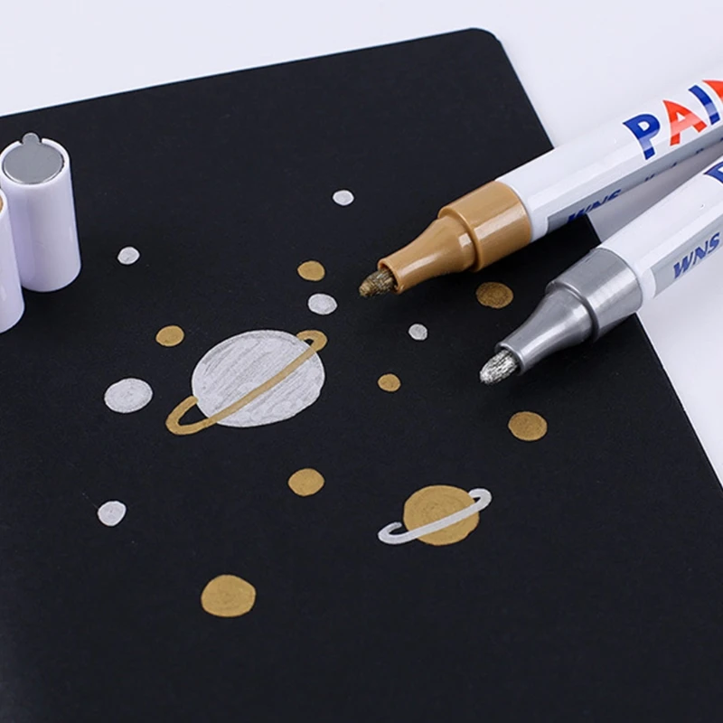 4 шт. водостойкие перманентные маркеры для покраски автомобильных шин