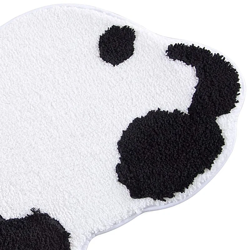 

Decorative Bath Mat ,Soft Non-Slip Microfiber Bathroom Carpet, Absorbent Machine Washable Plush Carpet