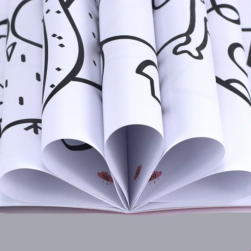 Тетрадь с китайскими иероглифами цветные книжки для рисования акварелью детей