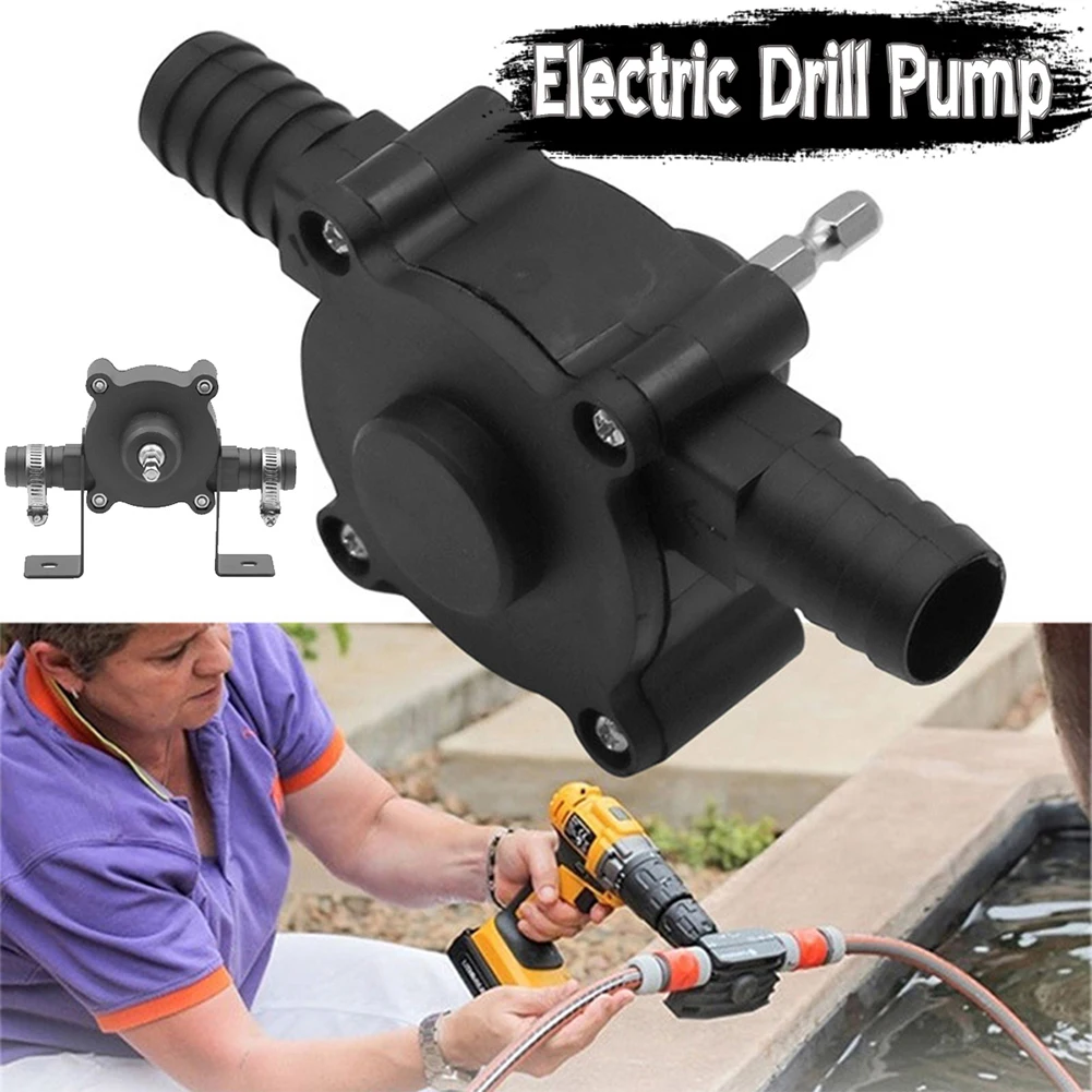 

Household Portable Electric Drill Pump Diesel Oil Fluid Water Pump Mini Hand Self-priming Liquid Transfer Pumps