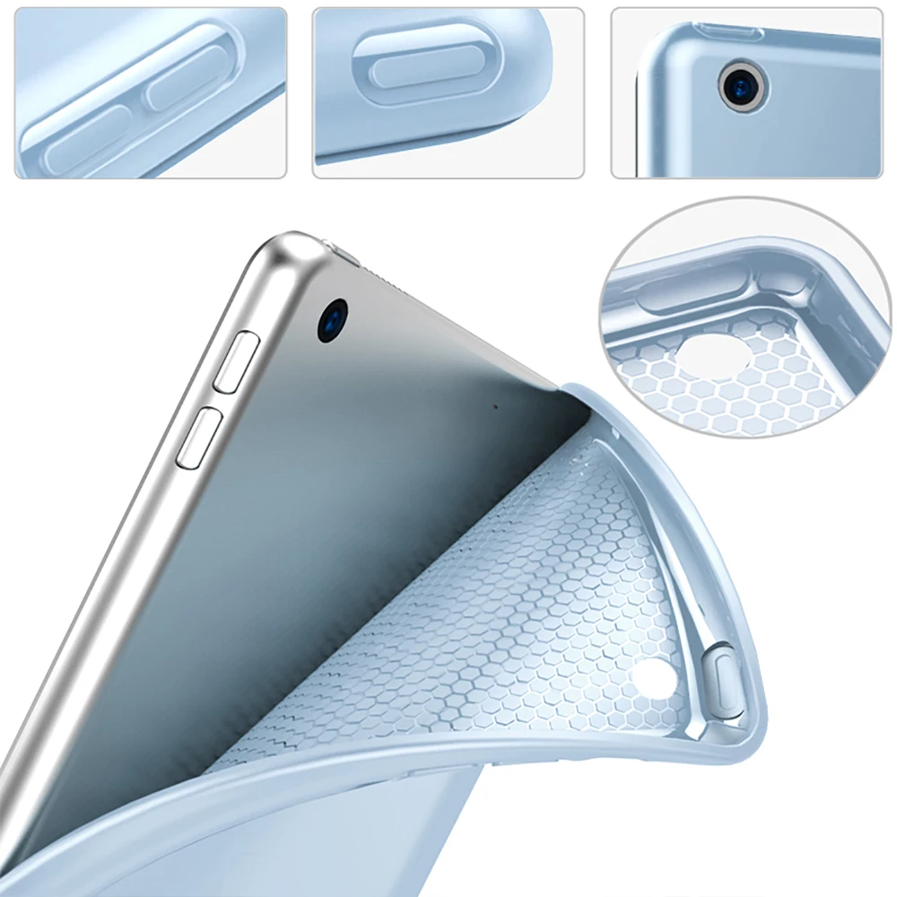 Мягкий силиконовый чехол для Tablet IPad Mini 5 2019 релиз A2133 A2124 A2125 A2126 Funda стенд Смарт