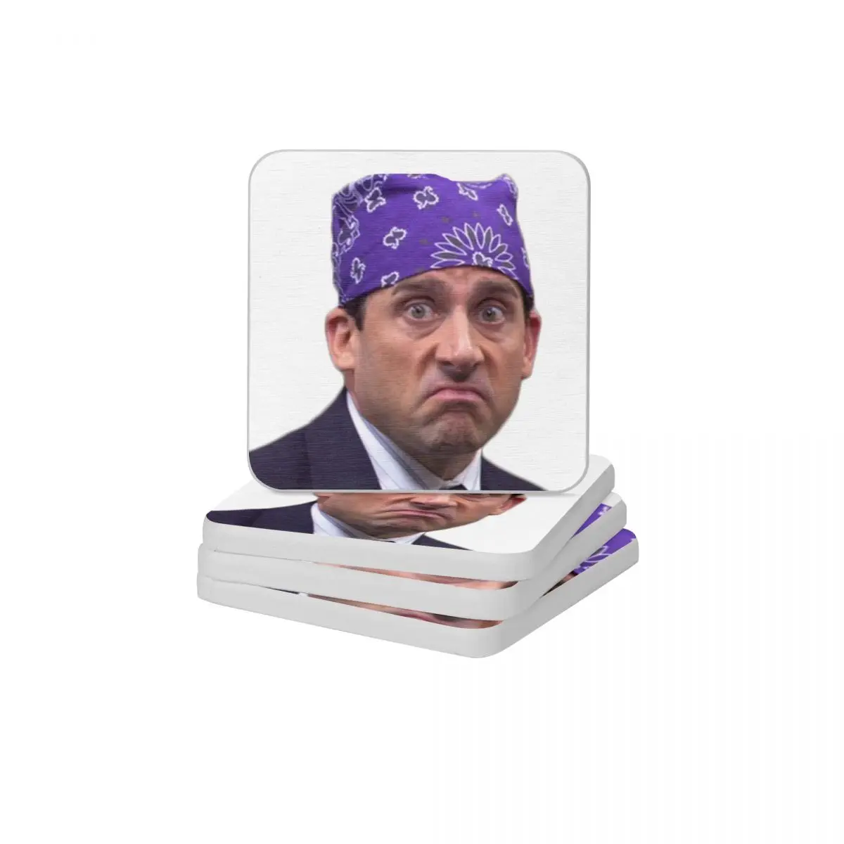 

Prison Mike Diatom Square Round Shape Coaster Heat Insulation Cup Bonsai Mat Soap Toothbrush Pad 10x10cm