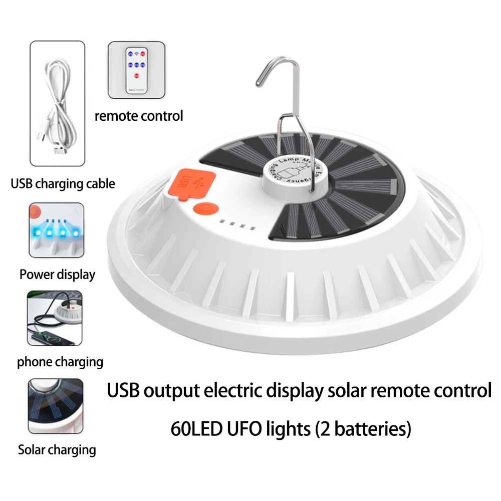 

Светодиодный лампа НЛО пульт дистанционного управления светом Управление 120W Перезаряжаемые аварийной мощный Фонари Портативный регулято...
