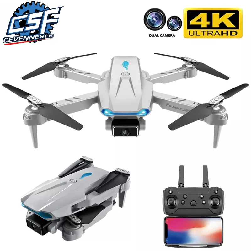 2021 Новый мини-Дрон S89 4k профессиональный HD Pix двойная камера 1080P FPV Дрон складной