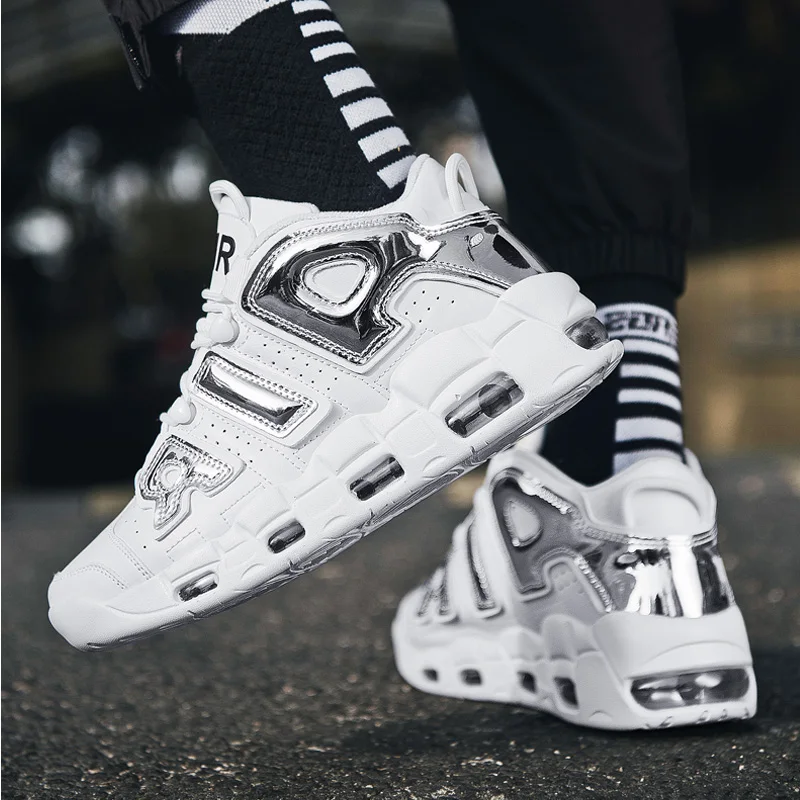 Мужские уличные баскетбольные кроссовки 2021 Master дышащие с воздушной подушкой для