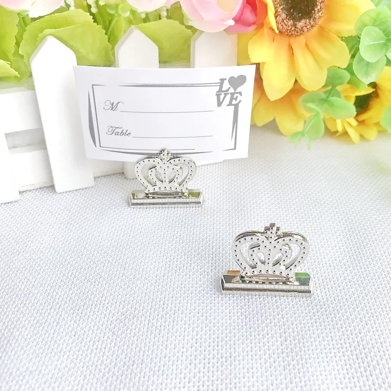 12 шт., серебристые держатели для карт и фотографий