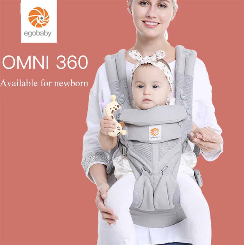 Egobaby Перевозчик Omni 360 все положения для переноски ремень для новорожденных с прохладной воздушной сеткой хлопок четыре сезона для мамы, папы, родителей