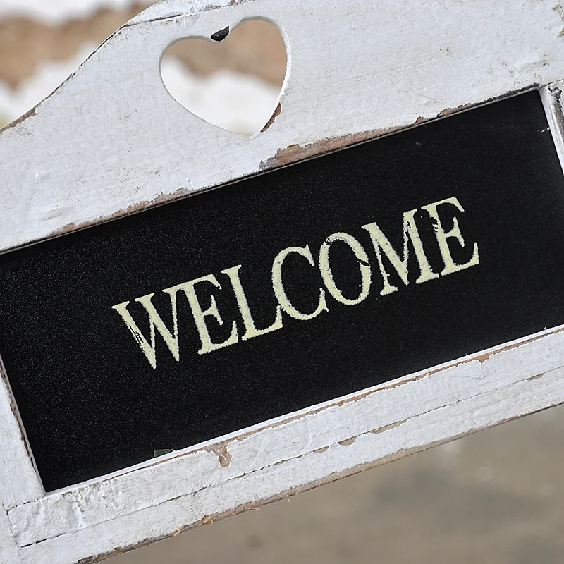 Деревянная складная полка для цветов под старину зеленая с белым буквенным