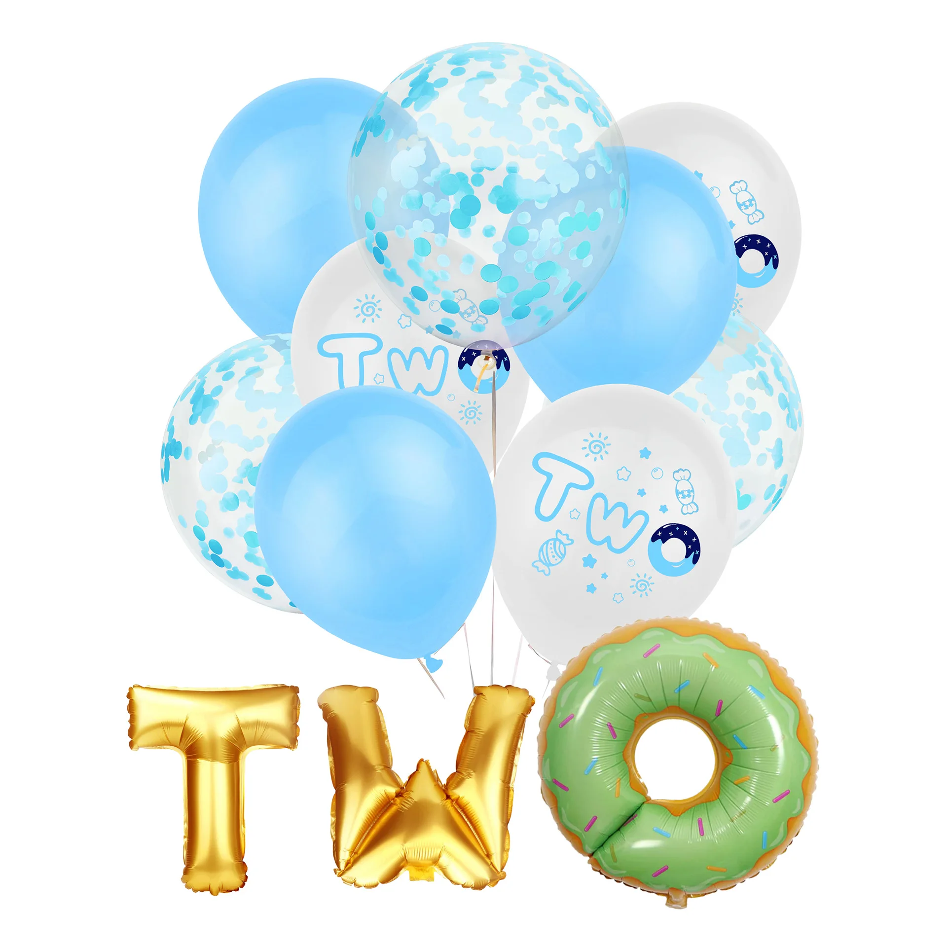 

Пончик лет один twe сайт ohbaby алюминиевая фольга, латекс расшитая блестками детский день рождения воздушные шары, принадлежности для