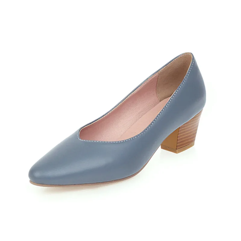 YMECHIC/весенние женские туфли-лодочки с острым носком Цвет зеленый желтый черный