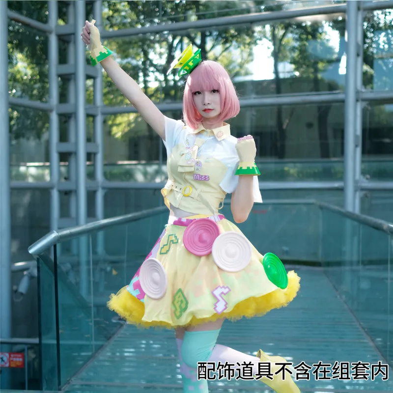 

Hot Movie Leading Lady Asuna Karino Cosplay Costume Cute Printed Lolita Dress Female Role Play Prop Clothing S-XL In Stock