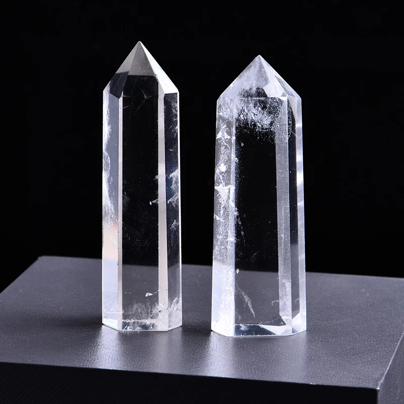 1 шт. натуральный белый кристалл колонна КРИСТАЛЛ ТОЧКА минеральное украшение