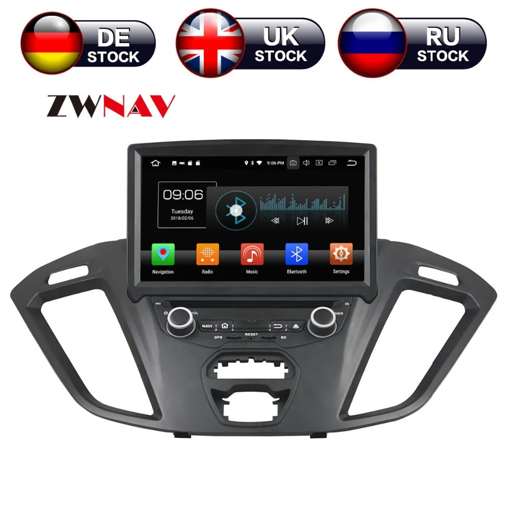 Автомобильный мультимедийный плеер Android 9 4 + 64 ГБ с Carplay GPS навигация для Ford Transit Custom