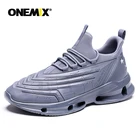 Мужские беговые кроссовки Onemix, амортизирующие кроссовки, удобные уличные кроссовки для бега, увеличивающие рост, мужская спортивная обувь
