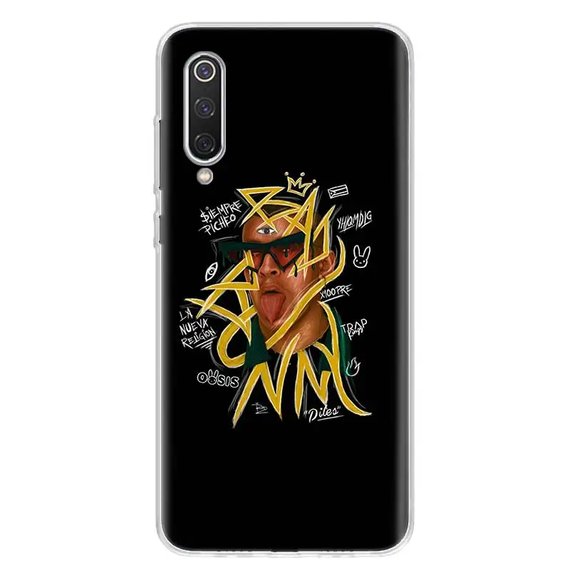 

Bad Bunny Phone Case for Xiaomi Redmi Note 9 9S 8T 8 7 8A 7 7A 6 6A 5 5A 4X S2 K20 K30 Pro Fashion Cover Shell Coque