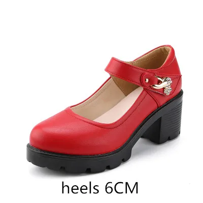 Подиум модель Cheongsam обувь из водонепроницаемой кожи с круглым носком на каблуке