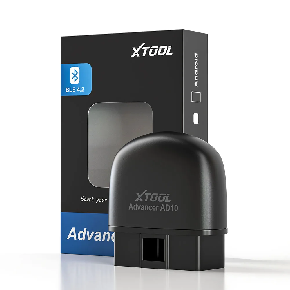 Диагностический сканер XTOOL AD10 OBD2 Bluetooth считыватель кодов с разными показателями
