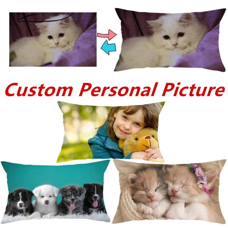 

Nanacoba персонализированный личный фотографии наволочка типа сделай себе сам дизайн Семья ПЭТ личной жизни фото на заказ наволочка подушки