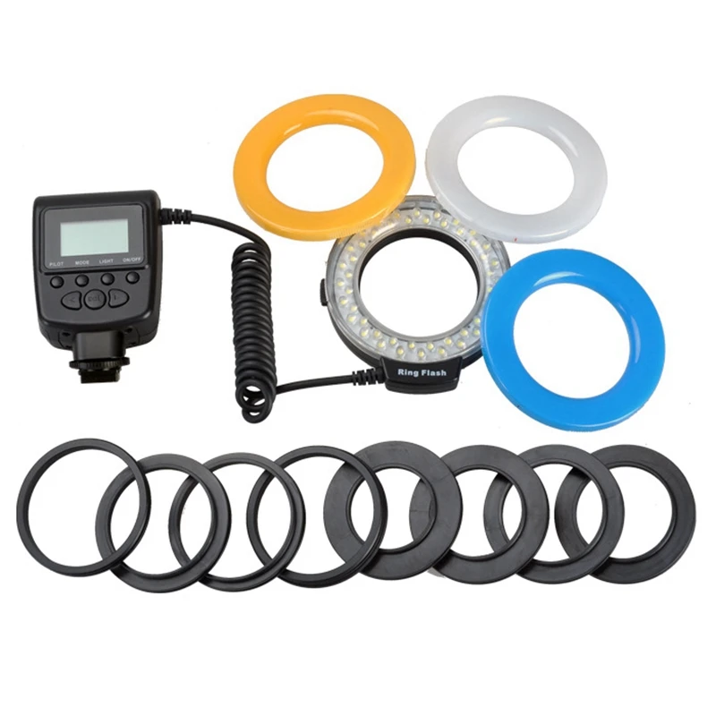 Мини ring Flash фотография светодиодная вспышка SLR Камера заполняющий светильник