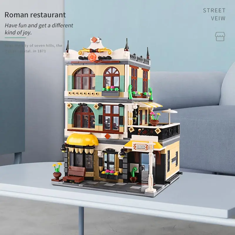 

ZHEGAO QL0936 MOC Street View Series 1186