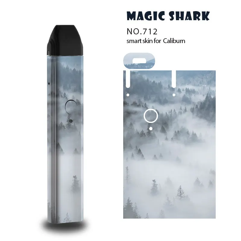 Magic Shark God of War череп Джокер Final Fantasy ПВХ чехол для Caliburn кожи наклейка Uwell