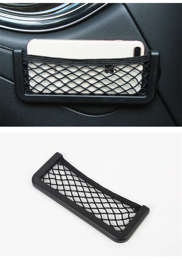 Universal 15x8cm Car Oxford Cloth Drink Phone Net Holder Storage Box Basket Tool Container Clips Bag | Автомобили и мотоциклы