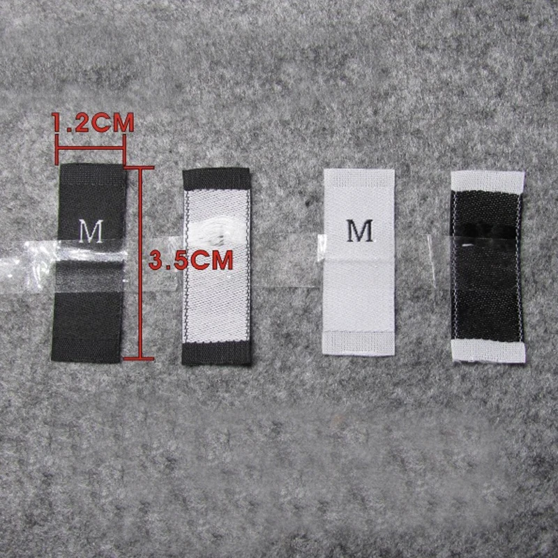 100 шт. ярлыки для размера одежды | Этикетки