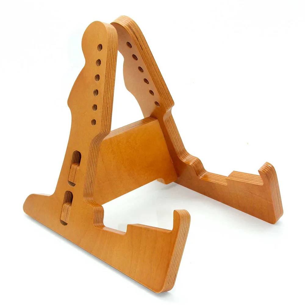 Гитара из твердой древесины кронштейн Портативный бесс миниатюрная гитара